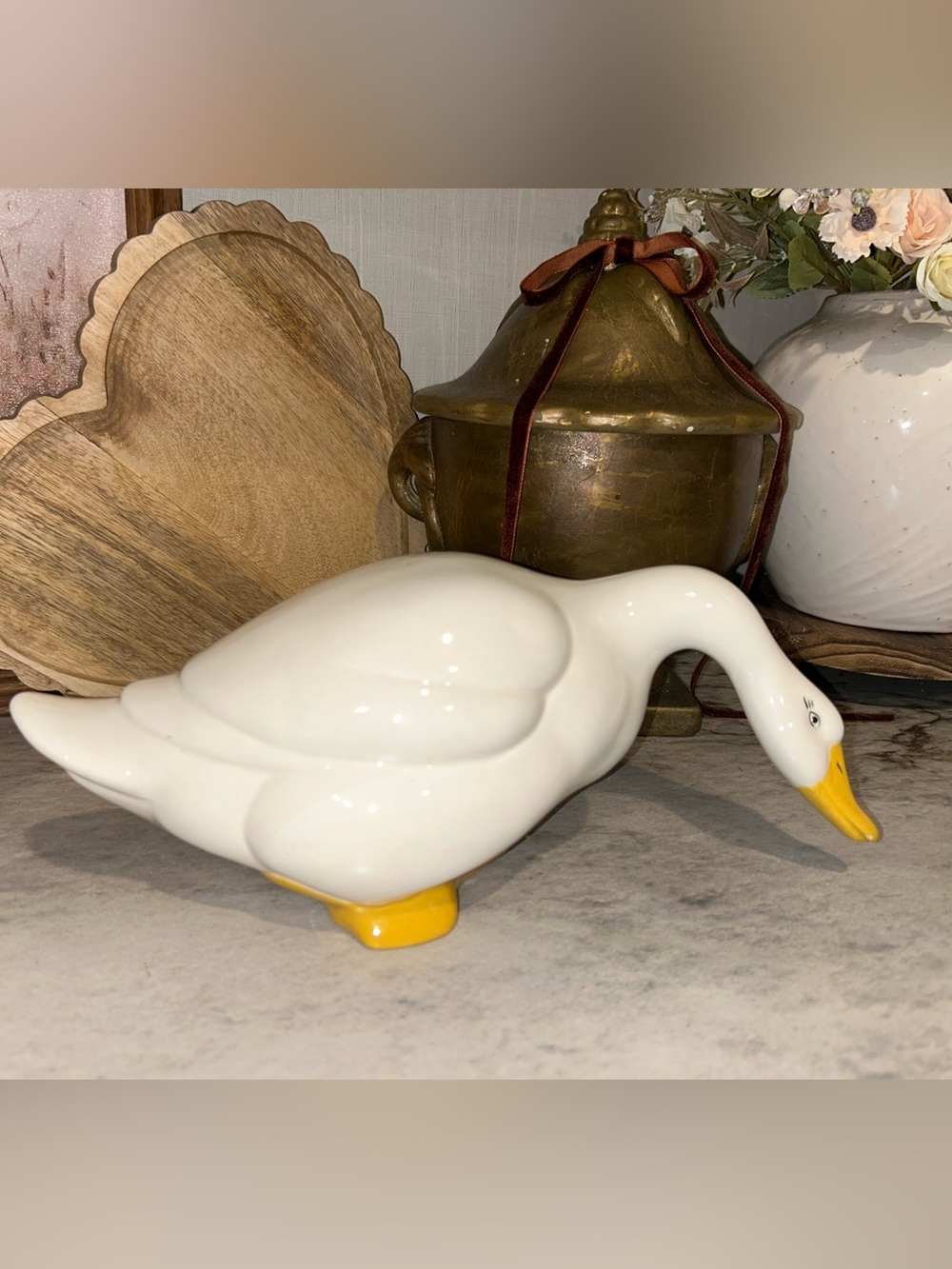 Vintage Delta Co. country goose - Decorative Home Art